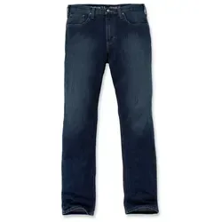 Carhartt Rugged Flex Straight Tapered Jean Herren - W33/L34 - Arbeits- & Schutzkleidung: 2-Wege Stretch Jeans für Herren, ideal für lange Arbeitstage mit hohem Bewegungsfreiheit und strapazierfähigem Denim.
