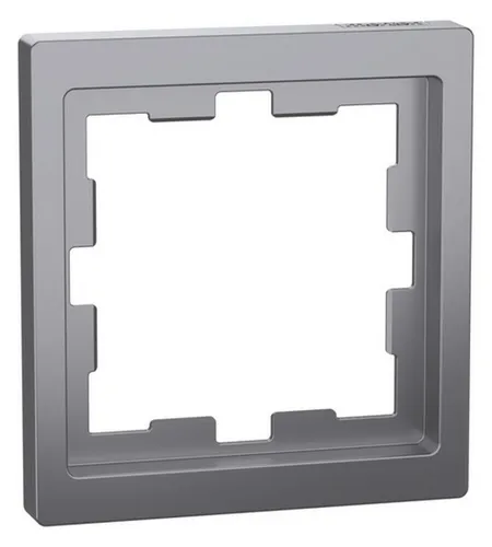 MERTEN MEG4010-6536 Rahmen D-Life 1fach Edelstahl