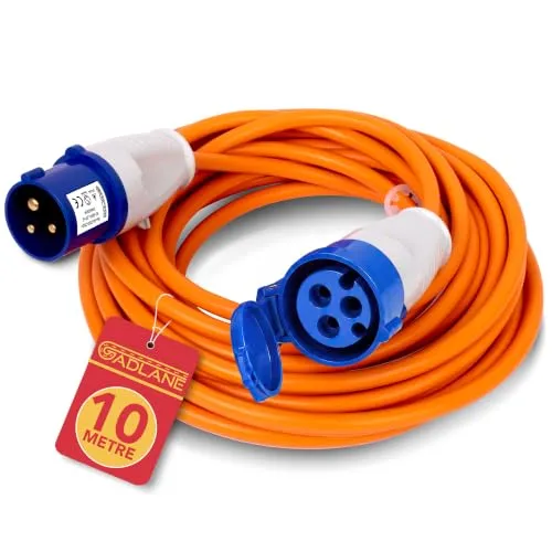 GADLANE CEE Verlängerungskabel 10m in orange von GADLANE