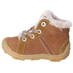 RICOSTA Jungen Barfußschuhe ELIA - Bequeme Lauflernschuhe - Wanderschuhe mit weicher Lammfell-Innensohle und nachhaltigem terracare Leder, ideal für die ersten Schritte Ihres Kindes. Hochwertige Verarbeitung für besten Komfort.