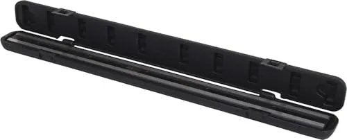 KS Tools Präzisions-Flachlineal 600mm - Messtechnik - Hochpräzises Flachlineal aus robustem Stahl, ideal für die exakte Kontrolle von Zylinderköpfen nach DIN 874/1 mit Aufhängeloch.