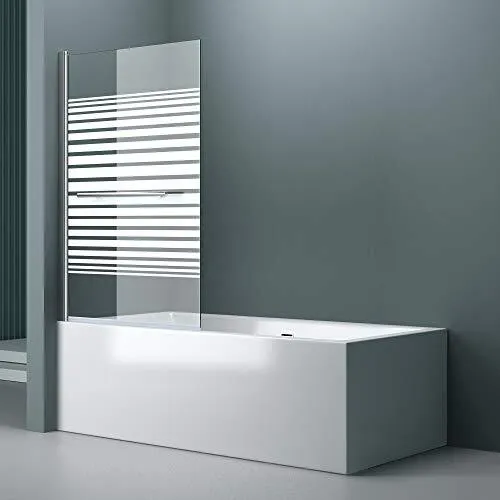 doporro Duschwand für Badewanne 90x140cm