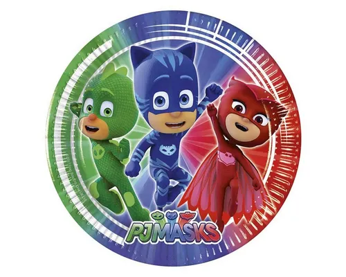 Procos Pappteller Pappteller 'Pyjamahelden', ØØ20cm/8Stk.