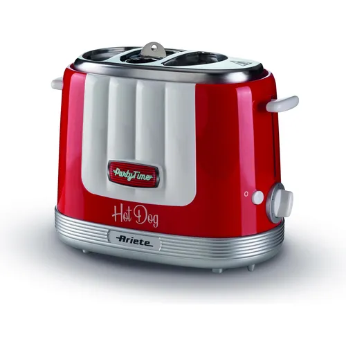 Hot Dog Maschine Ariete 206 00 - 650 W Hotdog-Maker, in wenigen Minuten bereit für Ihre Dinner-Party und im stylischen 1950er Design