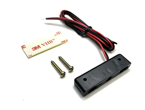 Streetparts24 Mini LED Kennzeichenbeleuchtung Nummernschildleuchte Nummernschild Beleuchtung passend für Motorrad Roller Anhänger Auto KFZ LKW Scooter Quad ATV zum Kleben oder Schrauben,12V, E-Geprüft