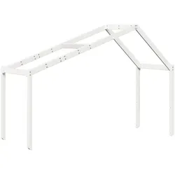 vidaXL Dach für Kinderbett Weiß 213x85,5x144,5 cm in weiß von vidaXL