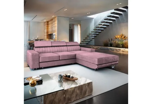 Ecksofa NOTO R-S mit Schlaffunktion in Lila in lila von Masseno