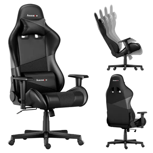 huzaro Force 6.2 Gaming Stuhl - Gaming-Zubehör mit ergonomischem Design, atmungsaktivem Stoff und bis 130 kg belastbar. Ideal für Gamer, die Komfort und Stil beim Spielen suchen.