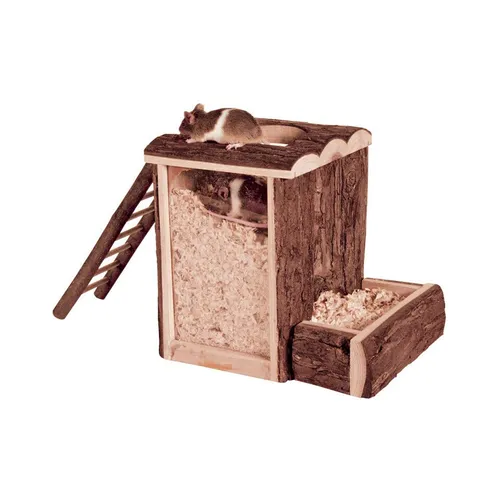 TRIXIE Nagerhaus Natural Living Spiel- und Buddelturm von Trixie