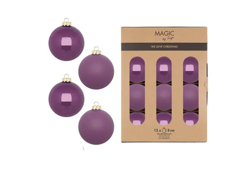 Weihnachtsbaumschmuck Lila von MAGIC by Inge