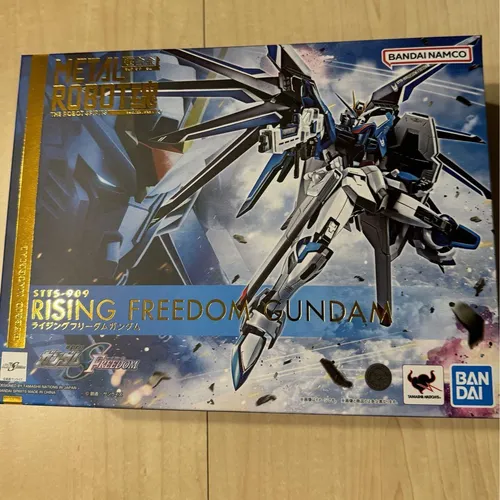 METAL ROBOT Spirits Gundam SEED FREEDOM Rising Freedom Gundam Actionfigur JP - Actionfigur aus PVC von BANDAI SPIRITS, detailgetreu und ideal für Sammler sowie Gundam-Fans, Farbe: mehrfarbig.