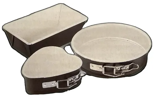 Dr. Oetker Mini-Backformen-Set EXCLUSIVE - 3-teiliges Backformen-Set mit keramisch verstärkter Antihaftbeschichtung für perfekte Ergebnisse. Ideal für Herz-, Spring- und Kastenformen – optimale Wärmeleitung für gleichmäßige Bräunung.