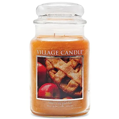 Warm Apple Pie 602g - Duftkerze mit dem unwiderstehlichen Aroma von frisch gebackenem Apfelkuchen, ideal für eine gemütliche Atmosphäre und nostalgische Erinnerungen.