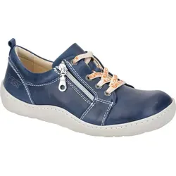 Eject OCEAN Damen Schnürschuhe Blau 37 EU - Sportliche Damenschuhe aus hochwertigem Echtleder mit herausnehmbarem Komfort-Fußbett. Ideal für den täglichen Gebrauch, bieten sie eine optimale Passform und hohen Tragekomfort.