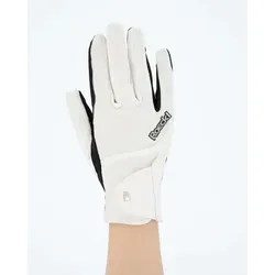 Roeckl Sports Reithandschuh Milano, Freizeit Sommer Handschuh, Weiß/Schwarz 10.5