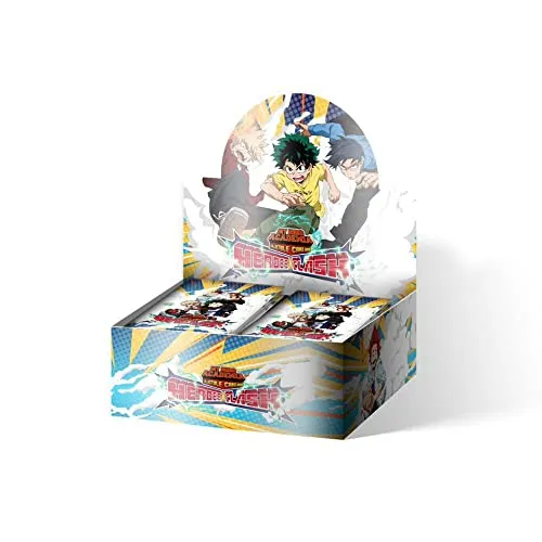 Jasco Games My Hero Academia Collectible Card Game - Booster Display Series 3: Heroes Clash (24 Packs) - EN - Sammelkarten, entdecke spannende Kämpfe und Strategien mit 24 Booster Packs aus der beliebten My Hero Academia Serie!