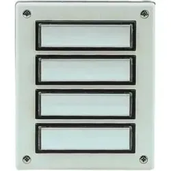 Grothe 55633 Klingelplatte Weiß