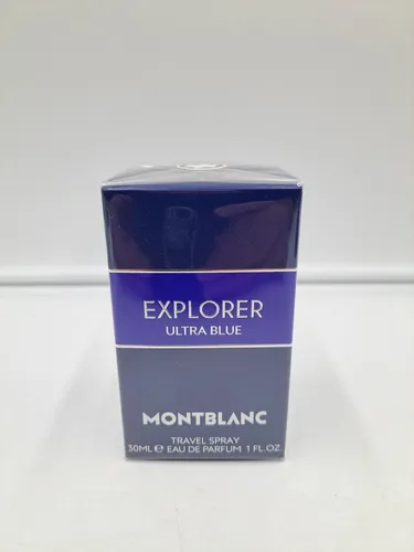 Montblanc Explorer Ultra Blue Eau de Parfum für Herren 30 ml - Herrendüfte mit erfrischendem Zitrusduft und Kräuternoten, ideal für aktive Männer, die jederzeit neue Energie tanken möchten.
