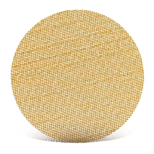 MENZER Schleifgitter Ultranet 150mm Ø, Körnung 80 - Schleifblätter für Lack, Holz und Trockenbau, mit innovativer Staubabführung für nahezu staubfreies Schleifen und weniger Nacharbeit.