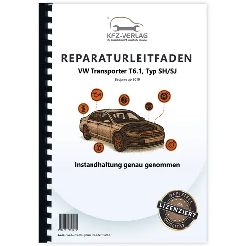 VW Transporter T6.1 Instandhaltung & Reparaturhandbuch