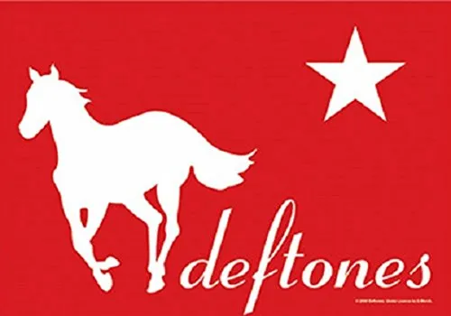 deftones white pony POSTERFLAGGE in weiß von Heart Rock