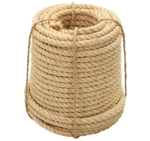 vidaXL Sisalseil 20 mm - 100 m Naturseil für Bastelprojekte - Basteln mit 100% natürlichem Sisal, ideal für Garten, Landwirtschaft und kreative DIY-Projekte. Langlebig, wetterfest und vielseitig einsetzbar!