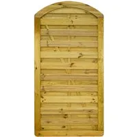 GartenLand Tor VARIO MASSIV Gebogen 100x195 cm aus Kiefernholz - Stabiles Zauntor Vario Massiv, gebogen, 100x195 cm aus Kiefernholz – kesseldruckimprägniert für langfristige Witterungsbeständigkeit. Ideal zur stilvollen Abrundung Ihres Gartens.