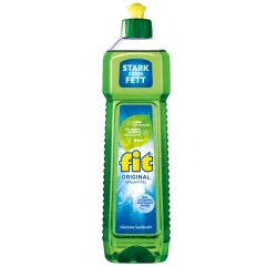 Fit Original Spülmittel - 10 Flaschen à 750 ml, pflanzenbasierte Inhaltsstoffe - Geschirrspülmittel mit hautschonenden, pflanzenbasierten Inhaltsstoffen für schonende Reinigung aller Oberflächen in der Küche.