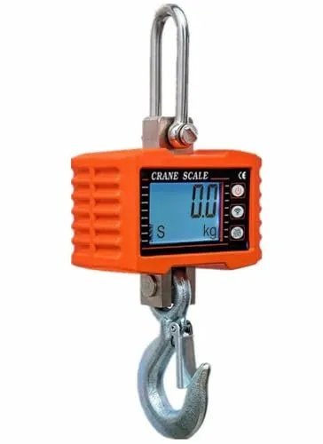 Lfhelper Elektronische Hängewaage Kranwaage Industriewaage Lastenwaage Wildwaage Zugwaage 2200lbs/1000kg + Hochleistungshaken+ Digitale LED Anzeige für Koffer, Fischerei, Jagd im Freien, Bauernhöfe