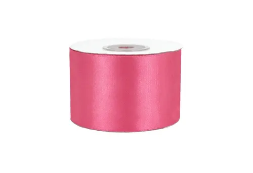 Creativery Satinband, Satinband 50mm x 25m Rolle Kamelie Pink