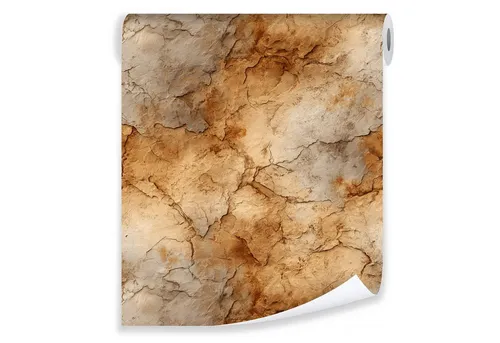 Wallarena Vliestapete Textur Orange Weiß Braun Wohnzimmer Schlafzimmer Tapete 3D Effekt, Glatt Matt Waschbar Premium Vlies Tapeten von Wallarena, Orange, Weiß, Braun, (Vliestapete - Rollengröße: 10 m (Länge) x 50 cm (Breite), 1 St., Vliestapete - Rollengröße: 10 m (Länge) x 50 cm (Breite), Tapete inkl. Kleister Vliestapete Motivtapete Wandtapete - 10m x 50 cm