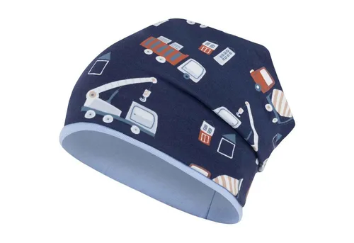 F.P.H. Maja Jerseymütze Übergangsmütze Beanie Kindermütze Doppellagig