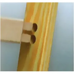 Layher LE-HOLZ-STEHLEITER 2X8 SPROSSEN Ö-NORM von Layher