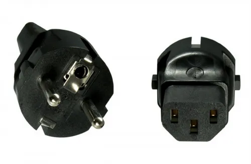 Yung-Li Stromadapter YL-2212, CEE 7/7 Stecker/IEC 60320-C13 Kaltgerätebuchse