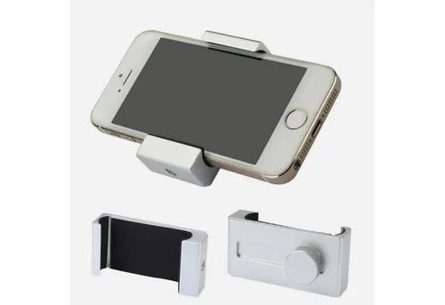 ASToptics Smartphone Stativhalterung für Teleskope - Robuste Aluminiumhalterung für Smartphones (61-97 mm breit, bis 12 mm dick). Kompatibel mit iPhone, Samsung, Google und mehr. Leicht und kompakt, ideal für den Einsatz mit Stativen.