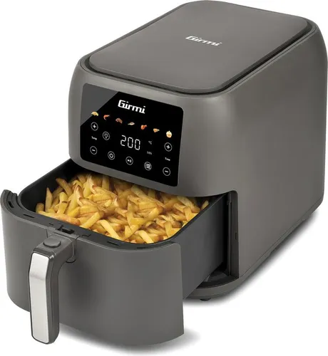 Girmi FG92 Ecofrit Deep - Digitale Heißluftfritteuse 8L - Fritteusen mit 8L Kapazität, vielseitige Funktionen wie Frittieren, Backen und Überbacken, energieeffizient und gesundes Kochen ohne Öl.