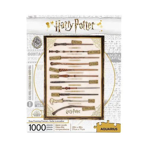 Harry Potter Wands 1000 Piece Jigsaw Puzzle