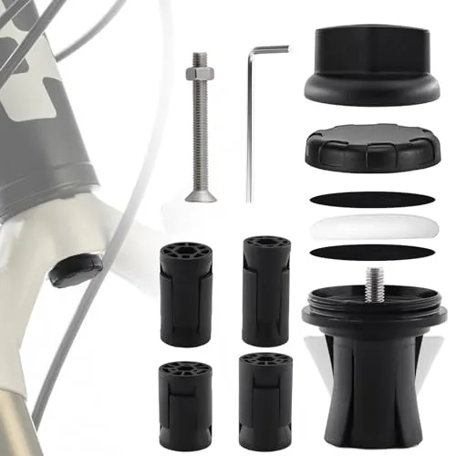 TOKSEO Airtag Fahrradhalterung,Diebstahlschutz Wasserdicht,Versteckte Airtag Halterung Fahrrad für Fahrräder mit Löchern in der Gabel (AirTag Nicht Enthalten)