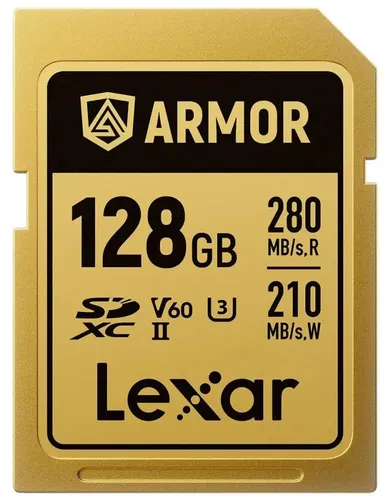 Produktbild Lexar SDXC Pro Gold Series ARMOR UHS-II 128GB V60