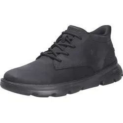 Skechers Herren Garza Slip-Ins Arch Fit Casualstiefel Schwarz - 42 EU - Stiefel mit Arch Fit Technologie für optimalen Komfort, ideal für den Alltag und Beruf. Obermaterial aus Leder und rutschfeste Gummisohle sorgen für Stabilität.