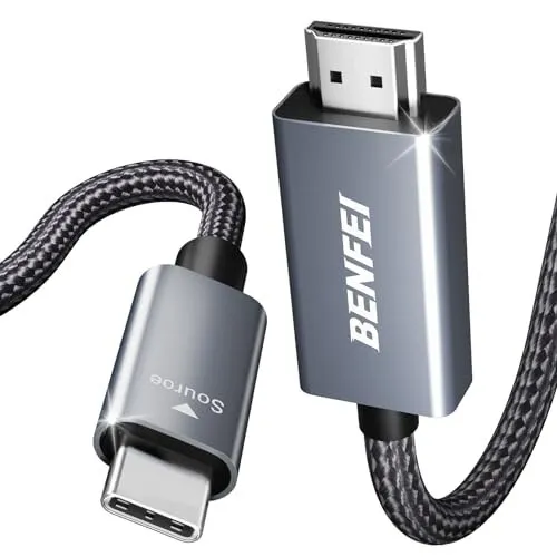 BENFEI USB C auf HDMI Kabel 1,8m(4K@60Hz, 2k@165Hz)