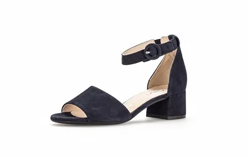 Gabor Damen Riemchensandalen, Frauen Sandalen,Moderate Mehrweite (G),offene Schuhe,Strandschuhe,Sandaletten,Dark-Blue (LDS),41 EU / 7.5 UK