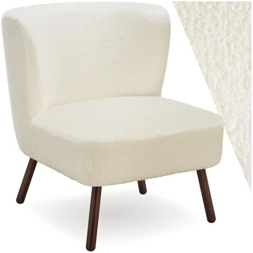 tectake® Teddy-Cocktailsessel Robina in weiß von tectake