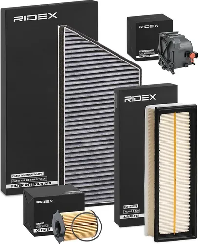 RIDEX Filterset Inspektionspaket Filtersatz passend für PEUGEOT 206 Schrägheck (2A/C) 206 CC (2D) 206 SW (2E/K)
