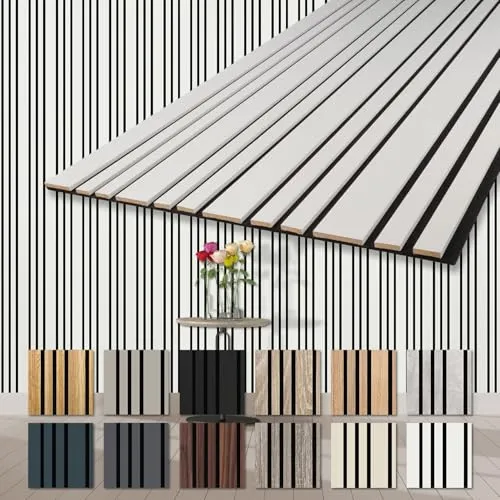 HEXIM Akustikpaneele 4 Stück 278x60cm in weiß von HEXIM