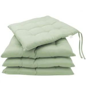 ZOLLNER Stuhlkissen 40x40 cm in grün von Zollner