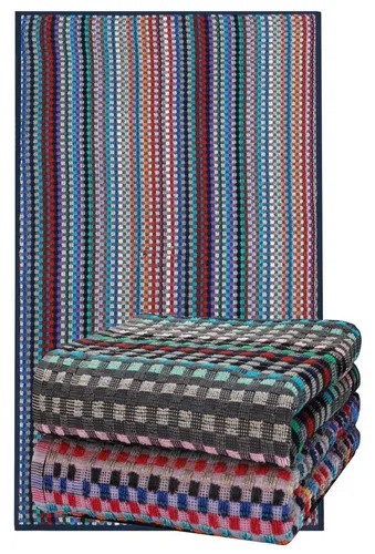 Betz Geschirrtuch Arbeitshandtüch Set HELGOLAND 50 x 90 cm Karo, (Set, 3-tlg., Grubentuch Set 50 x 90 cm), Grubentuch Arbeitshandtuch Küchentücher Geschirrtuch Handtuch