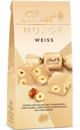 Lindt Nuxor Gianduja Weiss in weiß von Lindt