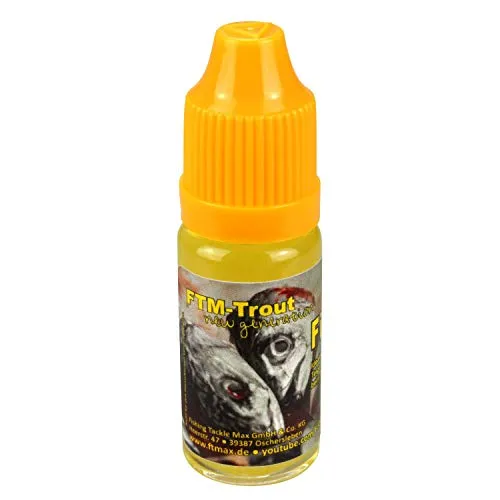 FTM Olej rybny 10 ml – środek wabiący rybę do połowu pstrągów, wabiący ryby