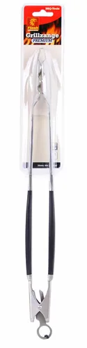 FLASH Lange Grillzange 45cm rostfreier Edelstahl BBQ Brat Zange Grillbesteck